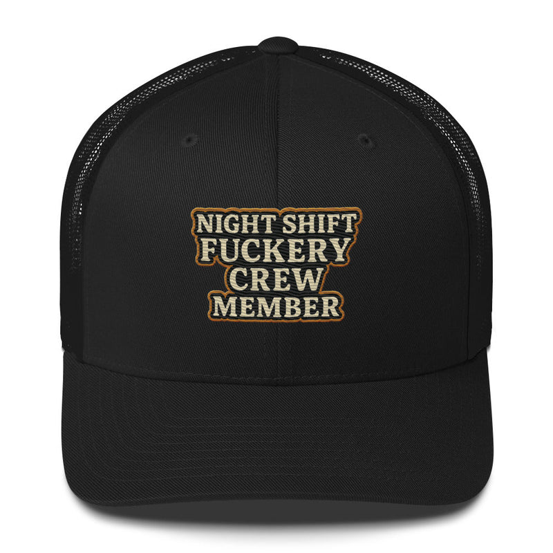 Mining Media black trucker cap